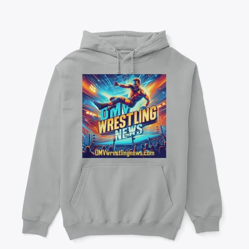 DMV Wrestling News Pullover Hoodie